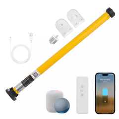 AM25 Matter Tubular Motor for 38-43mm Shade Tube,Work With HomeKit,Alexa,Home Assistant