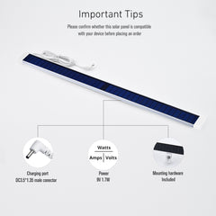 Windows Solar Panels - 7.4 - 8.4Volt Small Solar Charger for Motorized Blinds