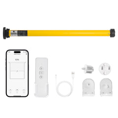 Moteur de stores automatiques A-OK Motor AM25 : kit moteur à batterie rechargeable