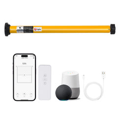 Motor de persianas Zigbee recargable 1,5 "(38mm) para Alexa Google Home