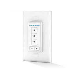 Sortfle Wall Switch Remote Control 6 Channel AC135-06, Radio Wall Type Emitter, White