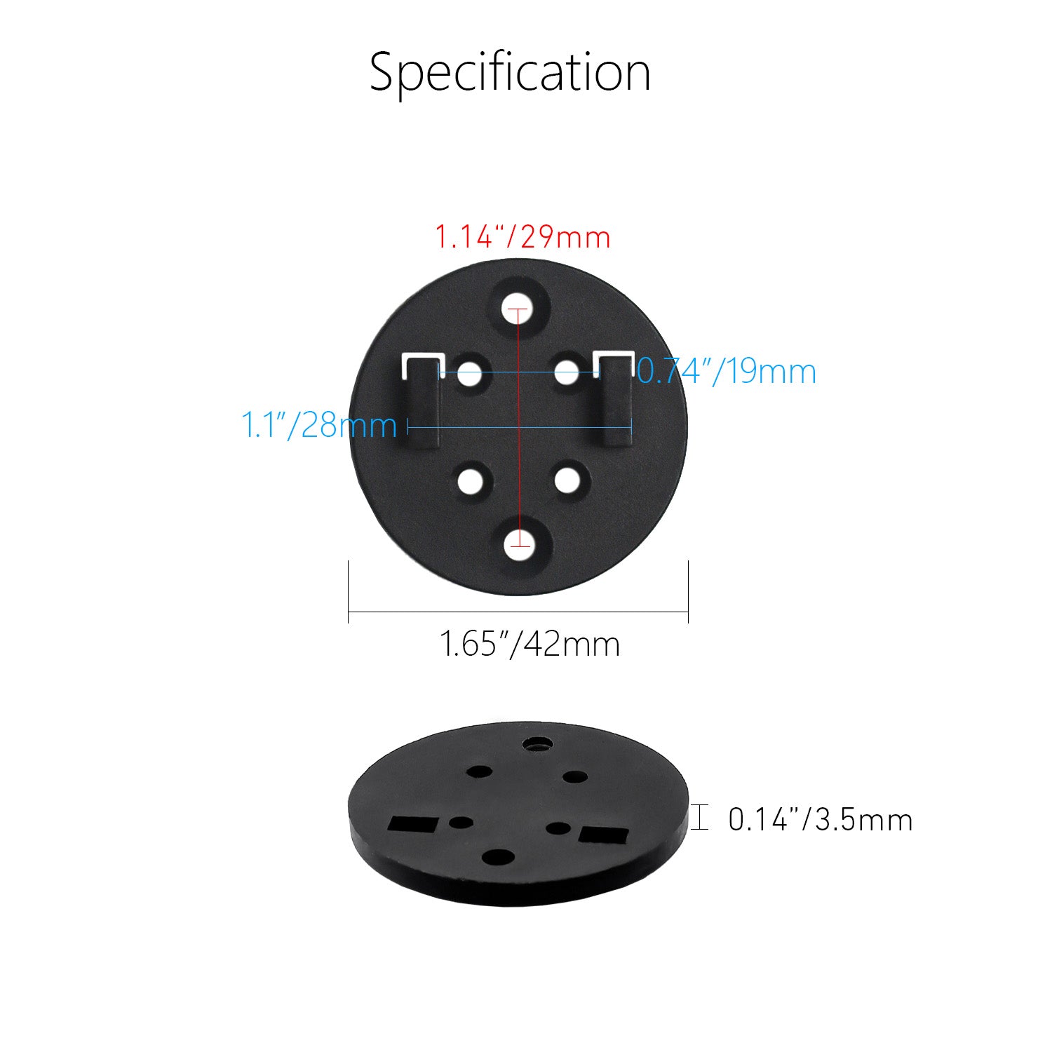 Electric Roller Blind Bracket Adapter: Adapter for Motor-to-Bracket Connection