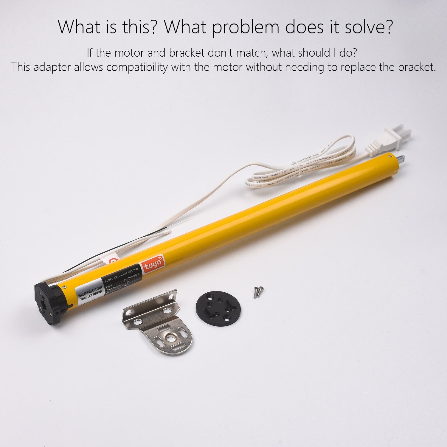 Electric Roller Blind Bracket Adapter: Adapter for Motor-to-Bracket Connection