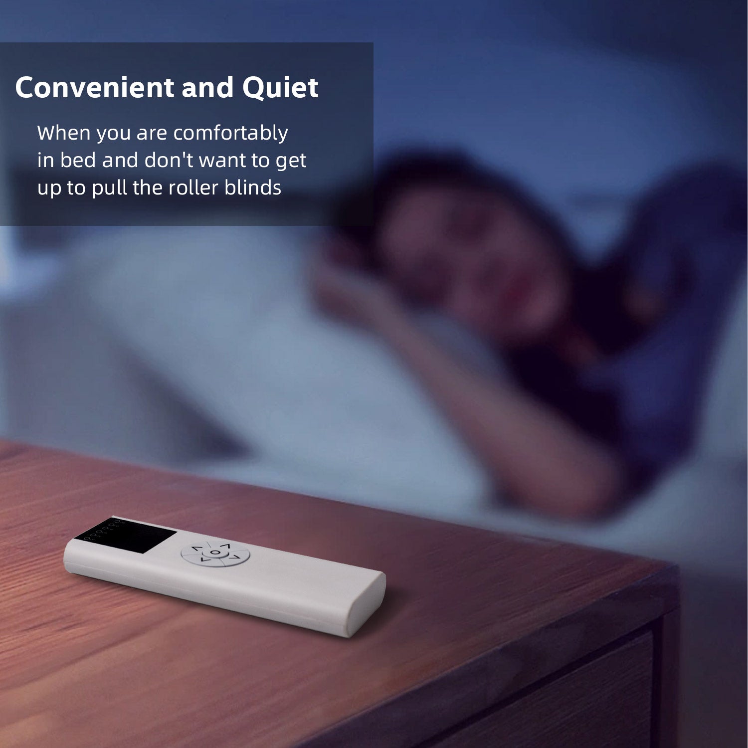 AC114-06B Blinds Remote Control (RF 433.92MHz) Compatible EL03-10HH01, YC5AC114-01, 6 Channel Wireless Blinds Controller for Motorized Roller Shades and Blinds