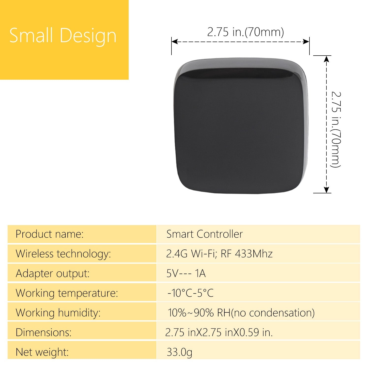 Control remoto universal inteligente Sortfle, control remoto Wifi a 433M, puente RF433 a Wifi 
